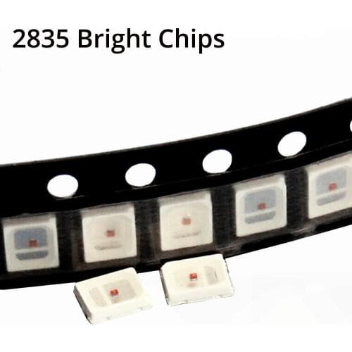 500pcs SMT SMD 2835 LED Lamp Bead 20-25lm White Red Blue Green Yellow LED Beads LED Chip DC 1.8-3.6V LED Light Emitting Diodes