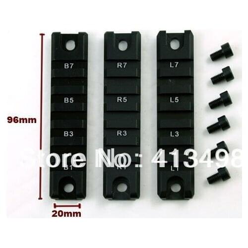 Airsoft G36C Picatinny Rail Set (3PCS) G36 Rail System