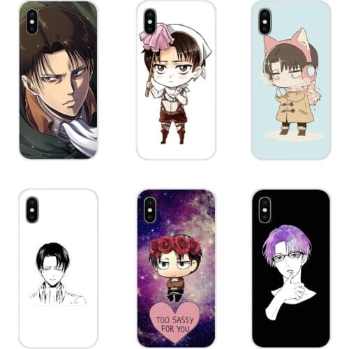 Anime Attack On Titan Levi Ackerman For Samsung Galaxy S2 S3 S4 S5 Mini S6 S7 Edge S8 S9 S10E Lite Plus Mobile Phone Case Covers