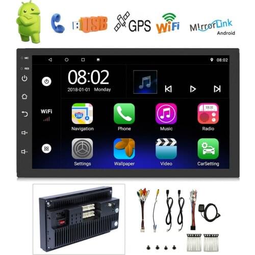 Android 9.1 2 Din Car radio Multimedia GPS Player For Volkswagen Nissan Hyundai Kia toyota LADA Ford 2.5D Universal Car Stereo