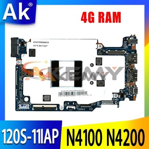 For Lenovo 120S-11IAP S130-11IGM notebook motherboard CPU N4100 N4200 RAM 4GB support M2 SSD hard drive tested 100% work