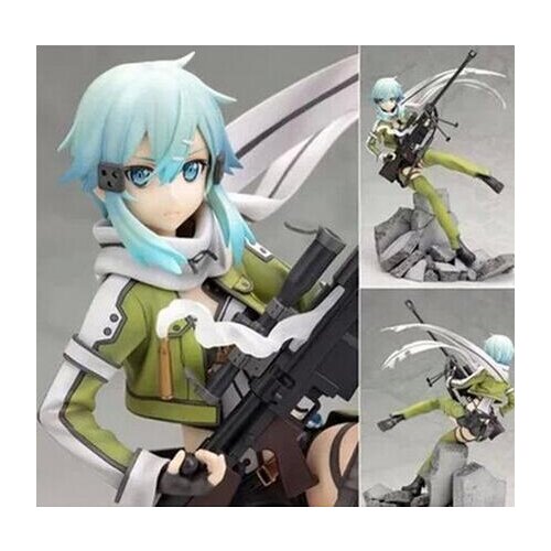 2018 hot 22cm Sword Art Online Asada Shino sao action figure toys collection doll toy Christmas gift with box