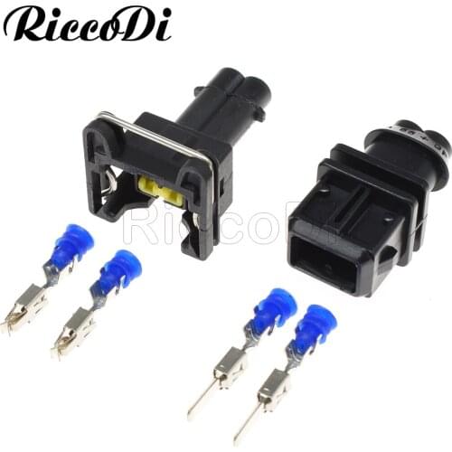 1-20 Kits Set DJ7023C-3.5-11/21 2Pin Female Male Automotive Car Engine Fuel Injector Connector Oil Sensor Plug Automotive Socket