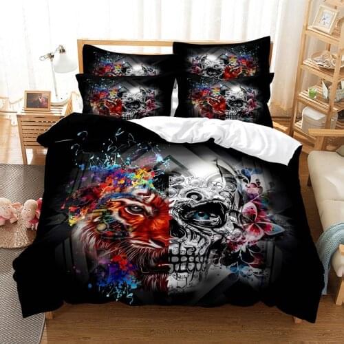Bedding set duvet cover set 3d bedding digital printing bed linen queen size bedding set fashion design