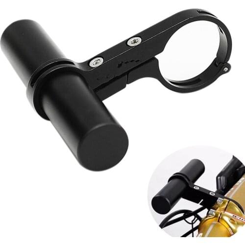 Bicycle Handlebar Holder Extension Headlight Mount Bracket MTB Mountain Road Bike Flashlight Lamp Extender Rack Stand Support
