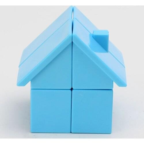 Magic House Cube 2x2x2 Twist Puzzle Cubes Games Strange-shape Magico Cubo Professional Speed Educational Toys for Kids Children