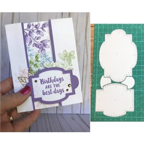 Craft dies metal cutting dies cut die layering labels frame Scrapbooking dies crafts paper knife mould blade punch stencils dies