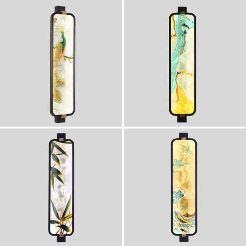 Bedroom Bedside Glass Wall Lamp Hotel Lobby Living Room Background Decoration Lamp Aisle Stair Modern Minimalist Led Wall Light