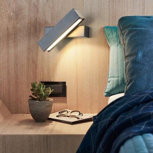 Wall Lamp Bedroom Wall Light 5W LED Hotel Room Decoration Lighting Modern Indoor Living Room Light Angle Rotation Adjustable