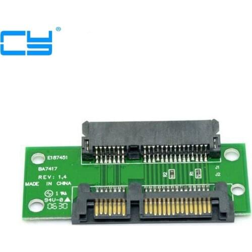 3.5 "& 2.5 polegada 22 Pin 7 + 15 P SATA Masculino para Feminino Extensao Adaptador Conversor PCB Brasil russia Atacado