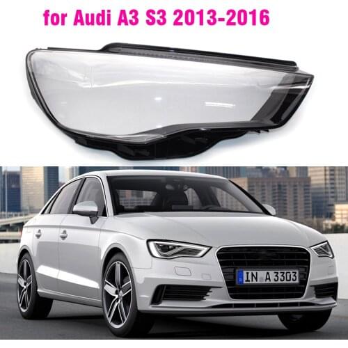 For Audi A3 2013-2016 lens Headlight transparent lampshade Lens light Car light protection cover shell