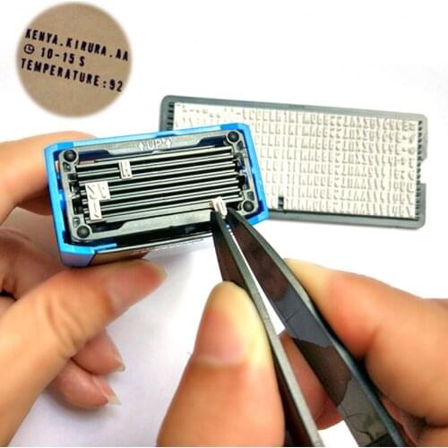 Rubber Stamp Kit DIY Personalized Customized Self-Inking Business Address Name Handicrafts Stamper Accessories