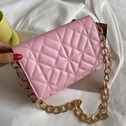 Luxury Handbags Women Bags Designer New Leather Shoulder Bag Female Sac Ladies Messenger Bag Chains Diamond Lattice Flap Bags