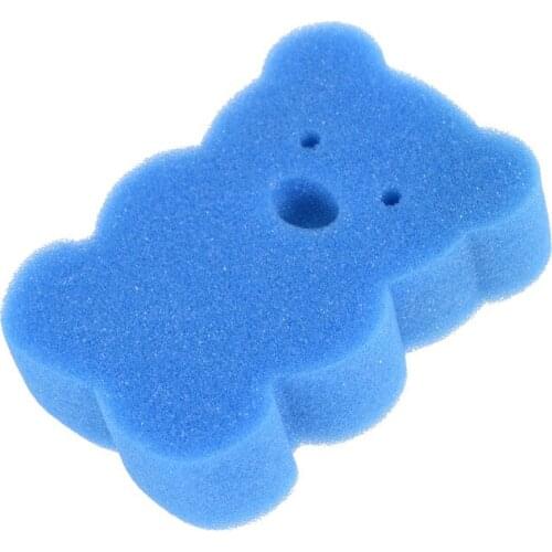 1Pcs Baby Kids Newborn Bath Brush Soft Pure Cotton Bath Foam Rub Shower Sponge