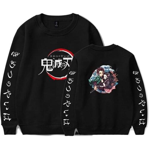 Demon Slayer: Kimetsu no Yaiba Sweatshirt anime Sweaters and Pullovers unisex o neck Hoodies casual Sweater Blouse Shirts
