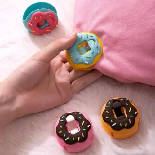 6Pcs/Set Doughnut Bed Sheet Grippers Needleless Buckle Clip Quilt Bed Sheet Curtain Non Slip Clips Home Textiles Organize Gadget