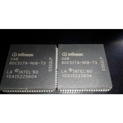 1PC SIEMENS SAB80C517A-N18-T3 PLCC 8-BitCMOS Single-Chip Microco Chip