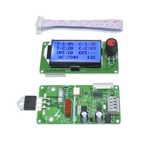100 A/40 LCD Display Digital Double Pulse Encoder Spot Welder Welder Transformer Controller Board