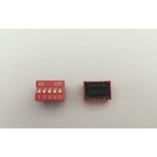20PCS 5P 5 Position DIP Switch 2.54mm Pitch 2 Row 10 Pin Slide DIP Switches