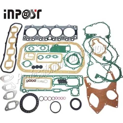 4BB1 4BD1 Full gasket kit with head gasket 5-87810-058-2 5-87810-168-1 for Trcuk KS11 KS121D KA31 4BB1 4BD1 diesel engine parts