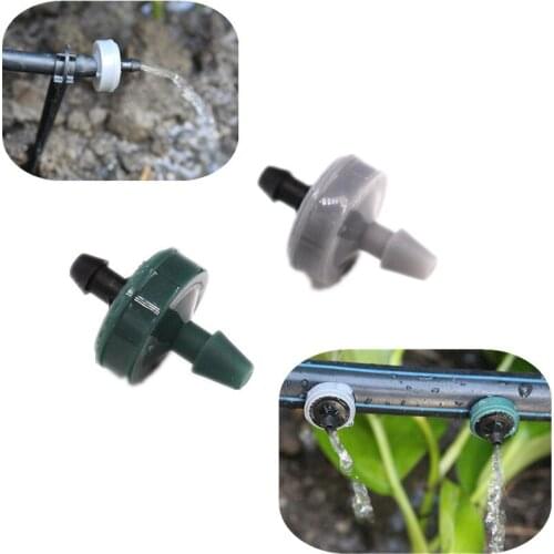 Fast Shipping 400pcs 4L 8L Mini Pressure Compensating Drip Emitter On-line Dripper PC Drip Emitter Drip Irrigation Fitting