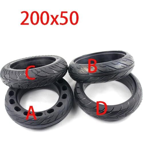 Four types of electric scooter tire with wheels scooter electric wheel 200x50 solid tire
