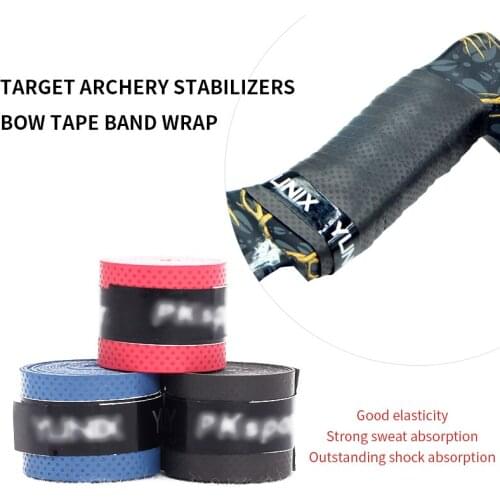 For Bow Riser Handle Grip Tape Archery Absorb Sweat Band Non-Slip Stretchy Handle Grip Bow Tape Band Wrap