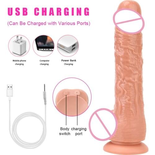 Heating Thrusting Dildo for Women Realistic Penis Vibrator Sex Toys for Lesbian Remote Control Female Masturbation Sex Machi