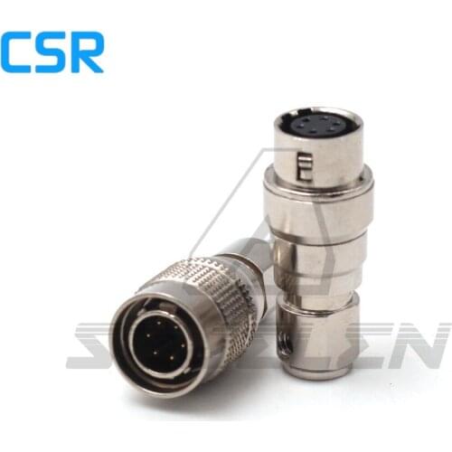 Hirose Connector 6pin ,HR10A-7P-6P/HR10A-7J-6S, 6pins Power cable connector, LED connector plugs and sockets