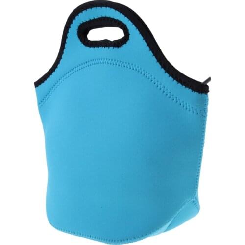 Insulated Tote Neoprene Storage Lunch Bag Lunch Handbag Pack Food Container Portable Hand Carry Design Camping Hiking Hunting