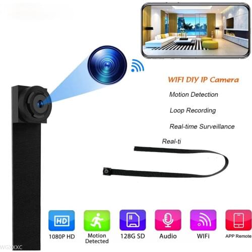 4K WIFI Network Camera Webcam IP P2P Camcorder DIY Portable Cam Motion Detection Night Vision Video reader Suport Hidden tf card