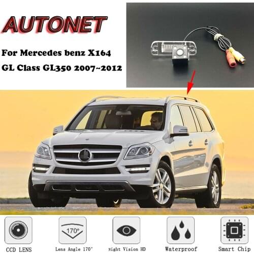 AUTONET Backup Rear View camera For Mercedes benz X164 GL Class GL350 2007 2008 2009 2010 2011 Night Vision license plate camera