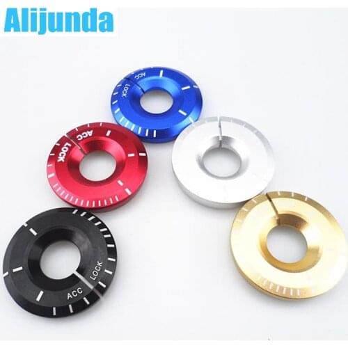 Ignition circle key ring decoration stickers switch cover For volkswagen VW golf 7 MK7 GTI golf 6 MK6 GTI /AUDI A1 A3 A4 TT