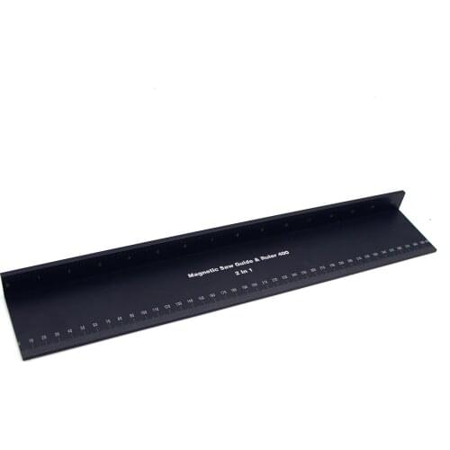 Wood Cutting Straight Ruler Marking Ruler Protective Ruler Aluminium Alloy School Art Stable Craft Aluminum Alloy Measurement