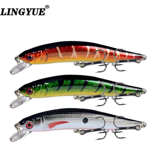 LINGYUE 1pcs Fishing Lures 10cm/8.5g Artificial 5 Colors Available Hard Baits Quality Professional Wobblers Fishing Tackle Pesca