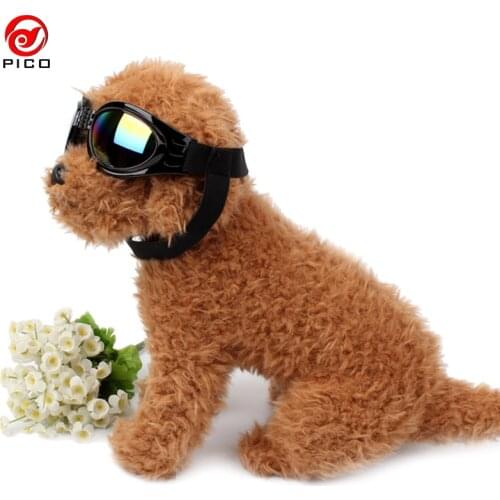 Fashion big Dog Goggles Pet Dog Sunglasses Dog Eye Wear Protection High Quality Plastic puppy Glasses ZL309