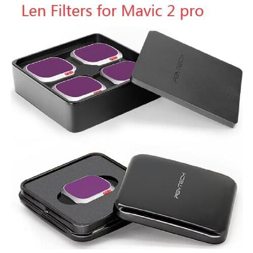 PGYTECH Mavic 2 Pro ND PL 4pcs set ND 8 16 32 64 PL Filter Filter Kit Lens Filters for DJI Mavic 2 Pro Professional