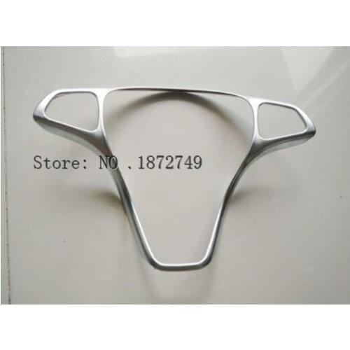 ABS sticker steering wheel button trim decorative frame sticker accessories for Mercedes Benz W205 W213 GLA GLC E C Class