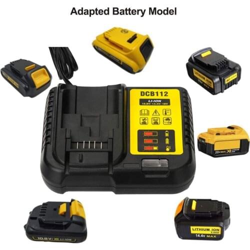 Newest 4.5A DCB112 DCB101 Fast battery charger for Dewalt Battery 12V 14.4V 20V Li-ion high quality &DCB112