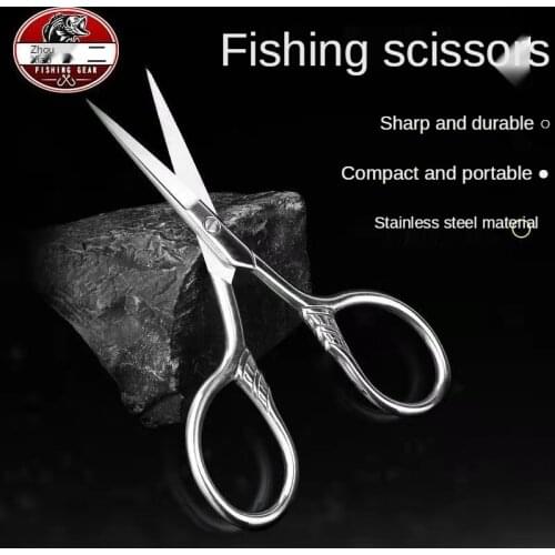 The New Top Quality Thread Scissors for Fabric Cutter Stainless Steel Sewing Scissor Sewing Embroidery Scissors Fishing Scissors