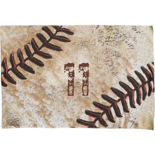 Customized Name Vintage Baseball Pillow Case Number Pillowcase Throw Pillow Cushion Cover Sofa Home Decorative Zippered 20x30