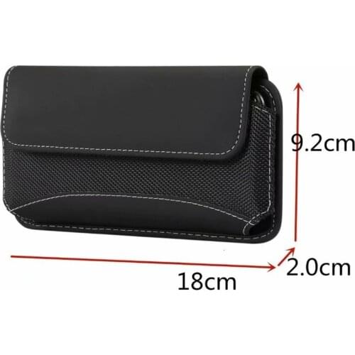 For Xiaomi Redmi Note 9 Pro Note 8T Mi 9T Mens Oxford Fabric Waist Bag Belt Clip Fanny Pack Case Phone Bag for Xiaomi Mi Max 3