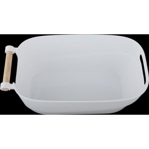 Nail Soak Bowl Basin Remover Spa Bath Tray Manicure Tool Organizer for Home