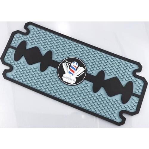 Rubber Anti-slip Mat Folding Barber Shop Hairdressing Tool Professional Salon Desktop Mat Large Area Keep Tool Neat Non-slip Mat