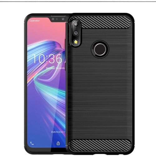 For Asus ZenFone Max Pro M2 ZB631KL Case Luxury Carbon Fiber Skin Full Soft Silicone Cover Case For Asus ZB631KL Phone Cases