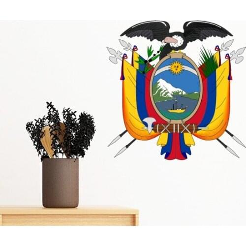 Quito Ecuador National Emblem Removable Wall Sticker Art Decals Mural DIY Wallpaper for Room Decal