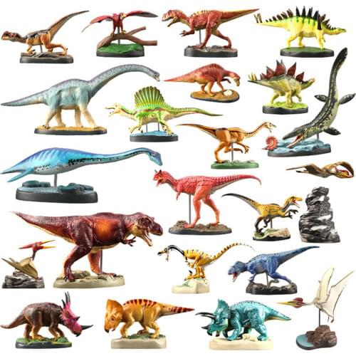 Tyrannosaurus Rex Spinosaurus Mosasaurus Velociraptor Dinosaur Model Animal Toys Gift Crafts Museum Collection Series