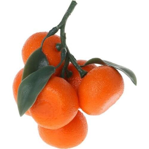 Kitchen Artificial Tangerine Supplies Display Realistic Simulated Orange