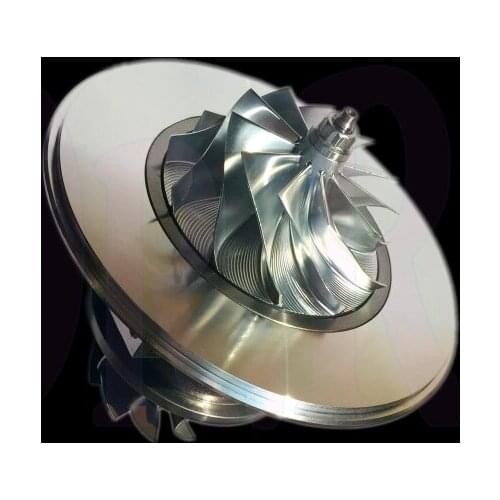 Forged wheel gtx30 gt3076r big ultra high flow turbocharger single ball bearing ceramic forged billet compressor wheel T3 V-band