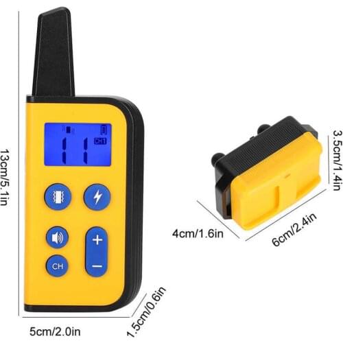 800M Long Distance Waterproof Rechargeable With LCD Display Dog Training Collar Vibration Collar Pet Remote Control Equipment